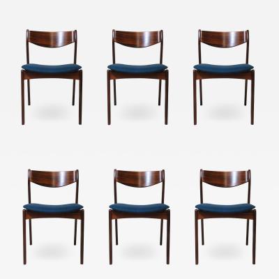 Brazilian Rosewood PE Jorgensen Danish Dining Chairs