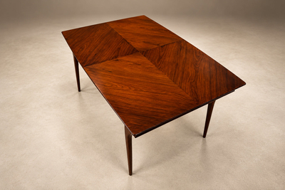 Brazilian Three Position Extendable Dining Table in Cavi na Hardwood Lot 151B