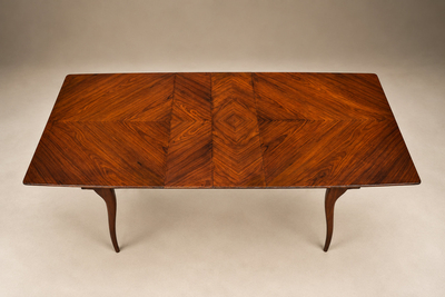 Brazilian Three Position Extendable Dining Table in Cavi na Hardwood Lot 151B