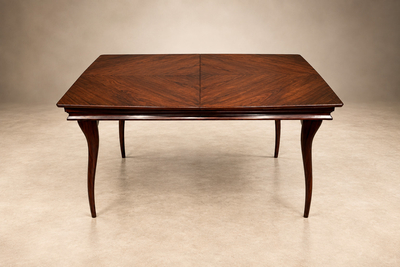 Brazilian Three Position Extendable Dining Table in Cavi na Hardwood Lot 151B