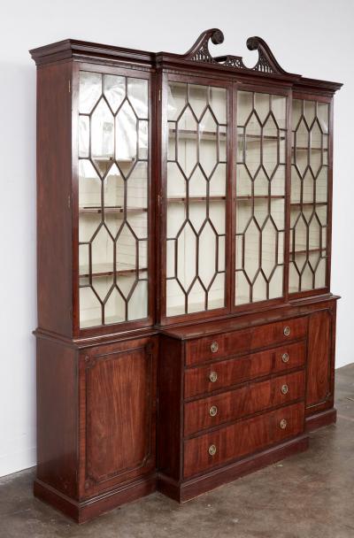 Breakfront Secretary Bookcase circa 1785
