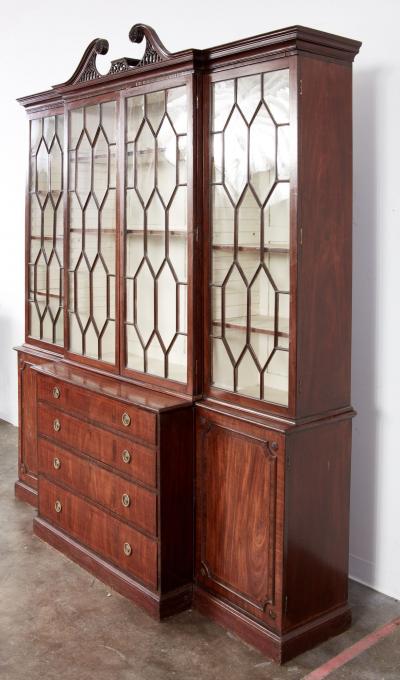 Breakfront Secretary Bookcase circa 1785