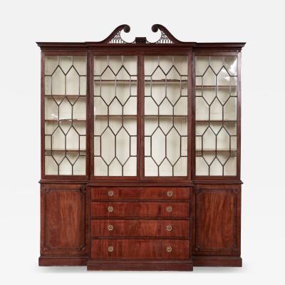 Breakfront Secretary Bookcase circa 1785
