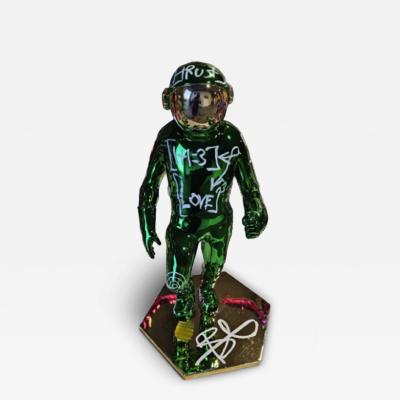 Brendan Murphy Balloon Spaceman green 