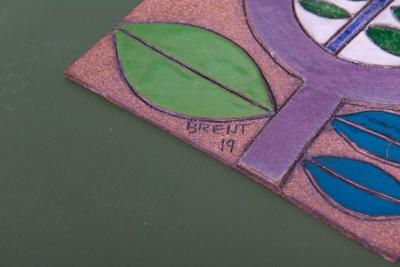 Brent Bennett Flower 1 Plaque by Brent J Bennett US 2019