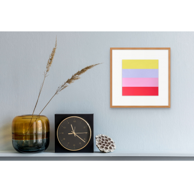 Brent Hallard Slow coach Abstract Painting 2022