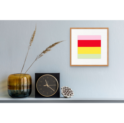 Brent Hallard Sundrop serene Abstract Painting 2022