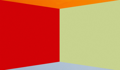 Brent Hallard Sure thing Butterfly Abstract painting 2015