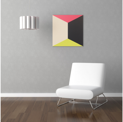 Brent Hallard Zone Butterfly Abstract painting 2021
