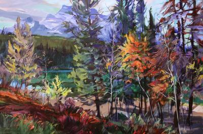 Brent Laycock Autumn at Johnson Lake