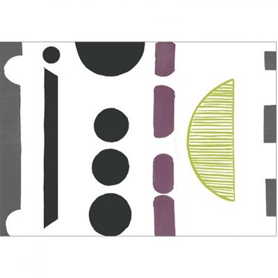 Brett Design BUTTONS COMBS Scaled Mural 