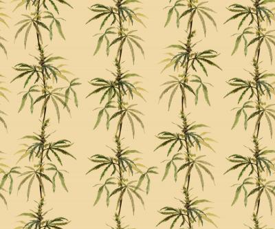 Brett Design Botanical Ganja On Barley
