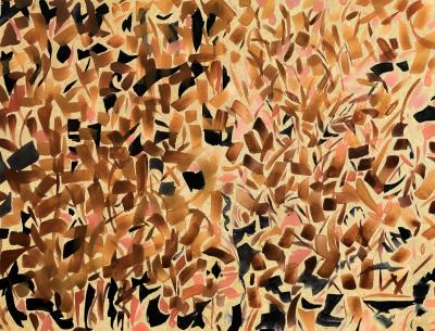 Brett Design Joan Diptych Brown Black