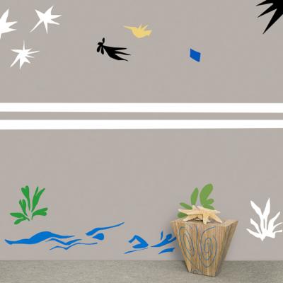 Brett Design NIGHT SWIM MURAL from the HANK COLLECTION