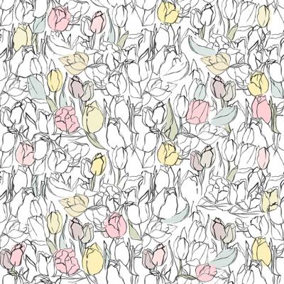 Brett Design Spot Color Tulips