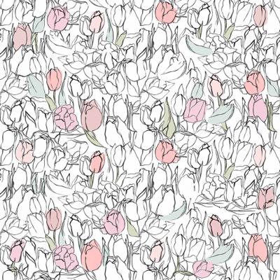 Brett Design Spot Color Tulips