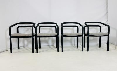 Brian Kane Set of 4 1980s Rubber Chairs by Brian Kane for Metropolitan Furniture