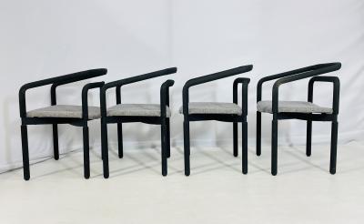 Brian Kane Set of 4 1980s Rubber Chairs by Brian Kane for Metropolitan Furniture