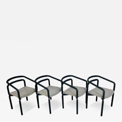 Brian Kane Set of 4 1980s Rubber Chairs by Brian Kane for Metropolitan Furniture