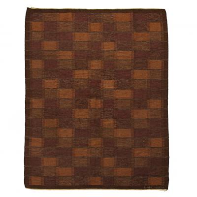 Brita Grahn Swedish Modern Flat Weave Rug by Brita Grahn