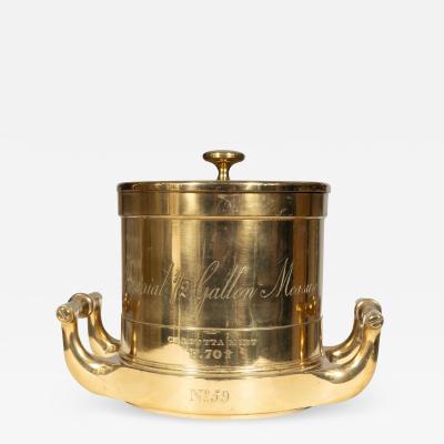 British Colonial Bronze Measure For City Of Calcutta India