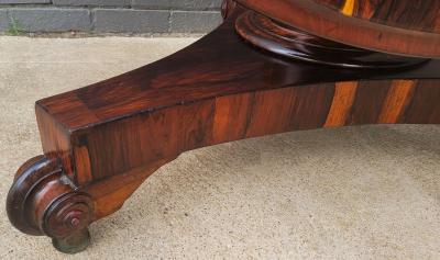 British Regency Tilt Top Center Table with Exceptional Veneers