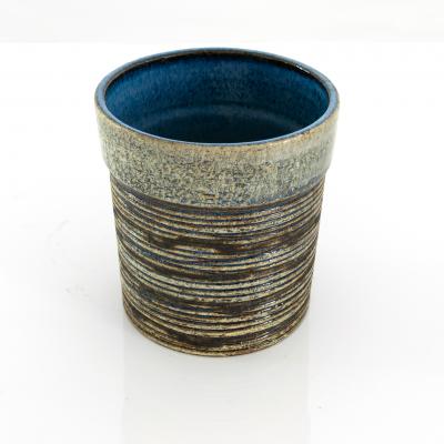 Britt Louise Sundell BRITT LOUISE SUNDELL LARGE CYLINDER VASE Scandinavian Modern Gustavsberg