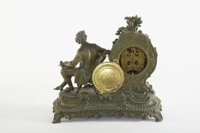 Bronze Ansonia The Composer Figural Mantel Clock