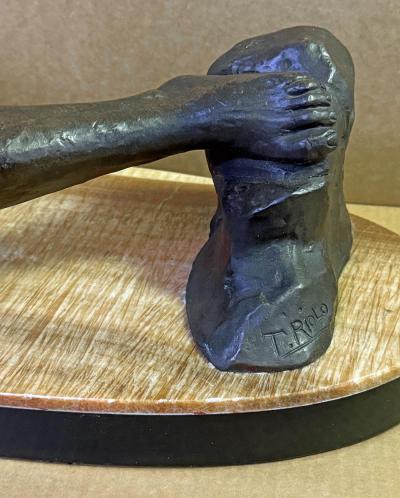 Bronze Archer by Salvator Riolo 1905 1955 