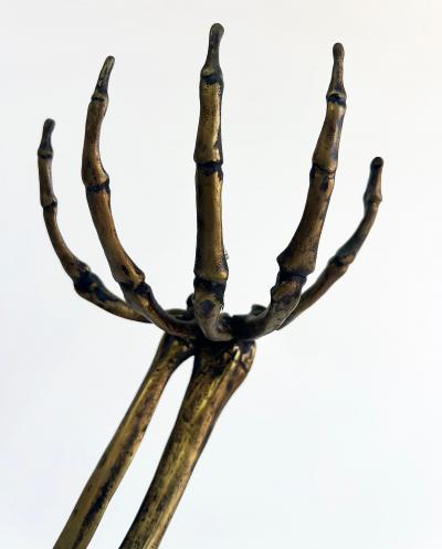 Bronze Arles del Rio Sculpture Hoping That Things Fall From the Sky 