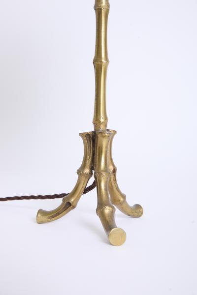 Bronze Bamboo Table Lamp