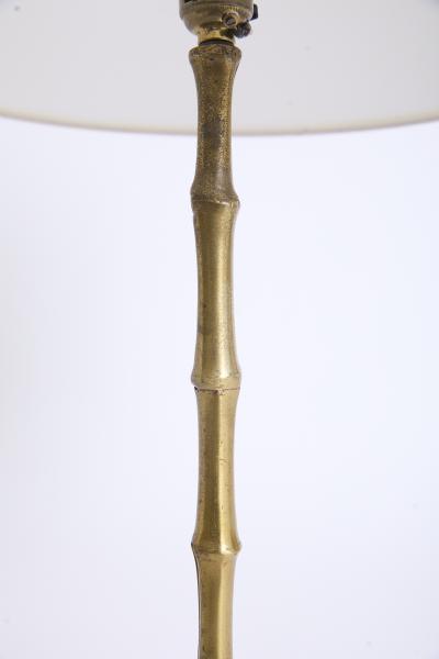 Bronze Bamboo Table Lamp