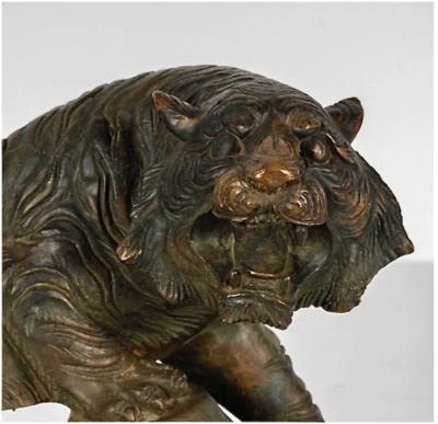 Bronze Bengal Tiger Sculpture