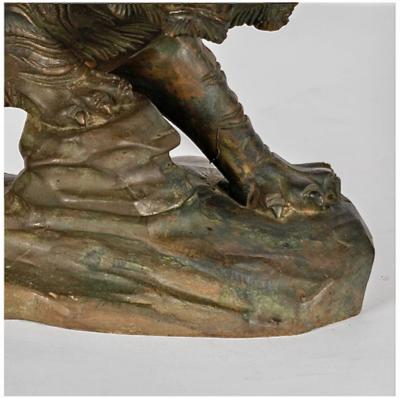 Bronze Bengal Tiger Sculpture