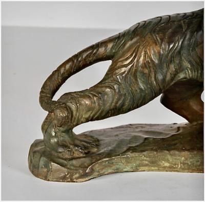 Bronze Bengal Tiger Sculpture