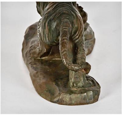 Bronze Bengal Tiger Sculpture