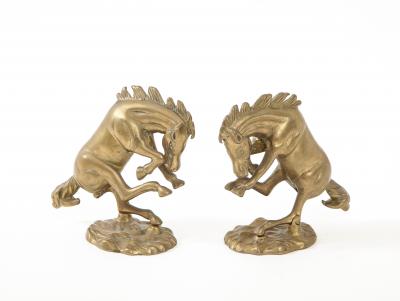 Bronze Bucking Broncos Figures Bookends