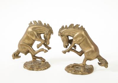 Bronze Bucking Broncos Figures Bookends