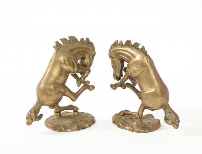 Bronze Bucking Broncos Figures Bookends
