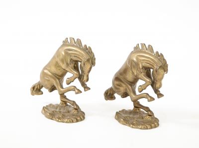 Bronze Bucking Broncos Figures Bookends