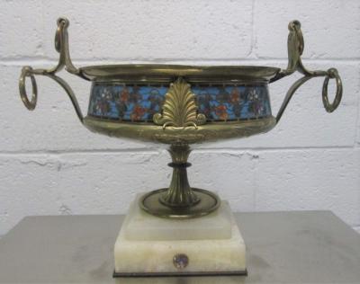 Bronze Cloisonn Centerpiece Bowl
