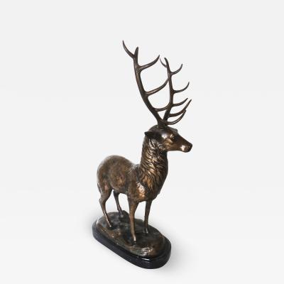 Bronze Deer American circa 1930s