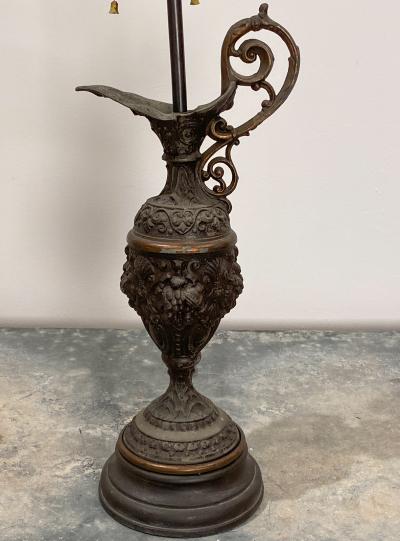 Bronze Ewer Lamp