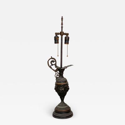 Bronze Ewer Lamp