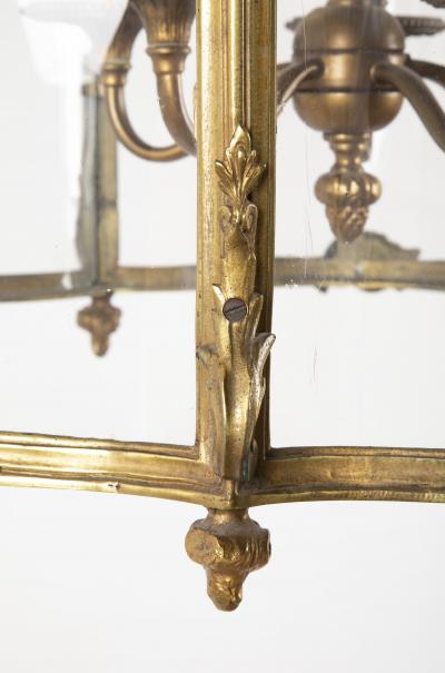 Bronze Five Sided Neo Classic Form Lantern