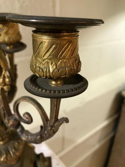 Bronze Four Light Candelabra 19th Century