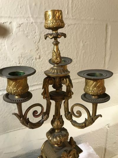 Bronze Four Light Candelabra 19th Century