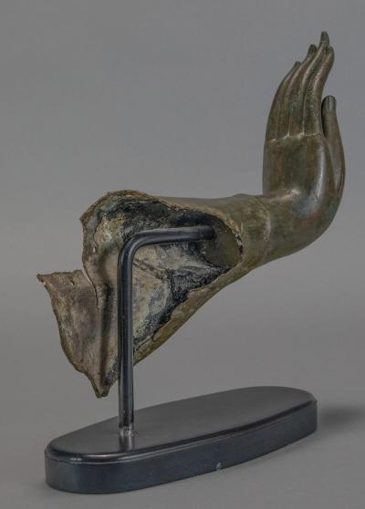 Bronze Fragment of Buddha s Left Hand Forearm
