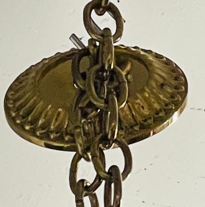Bronze Georgian Style Chandelier having Eight Lights