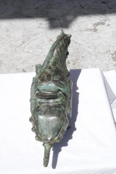 Bronze Horse Statue Vintage Asian Horse Statue